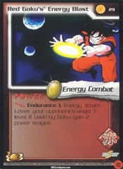 Red Goku's Energy Blast - Limited Edition - Flat Foil